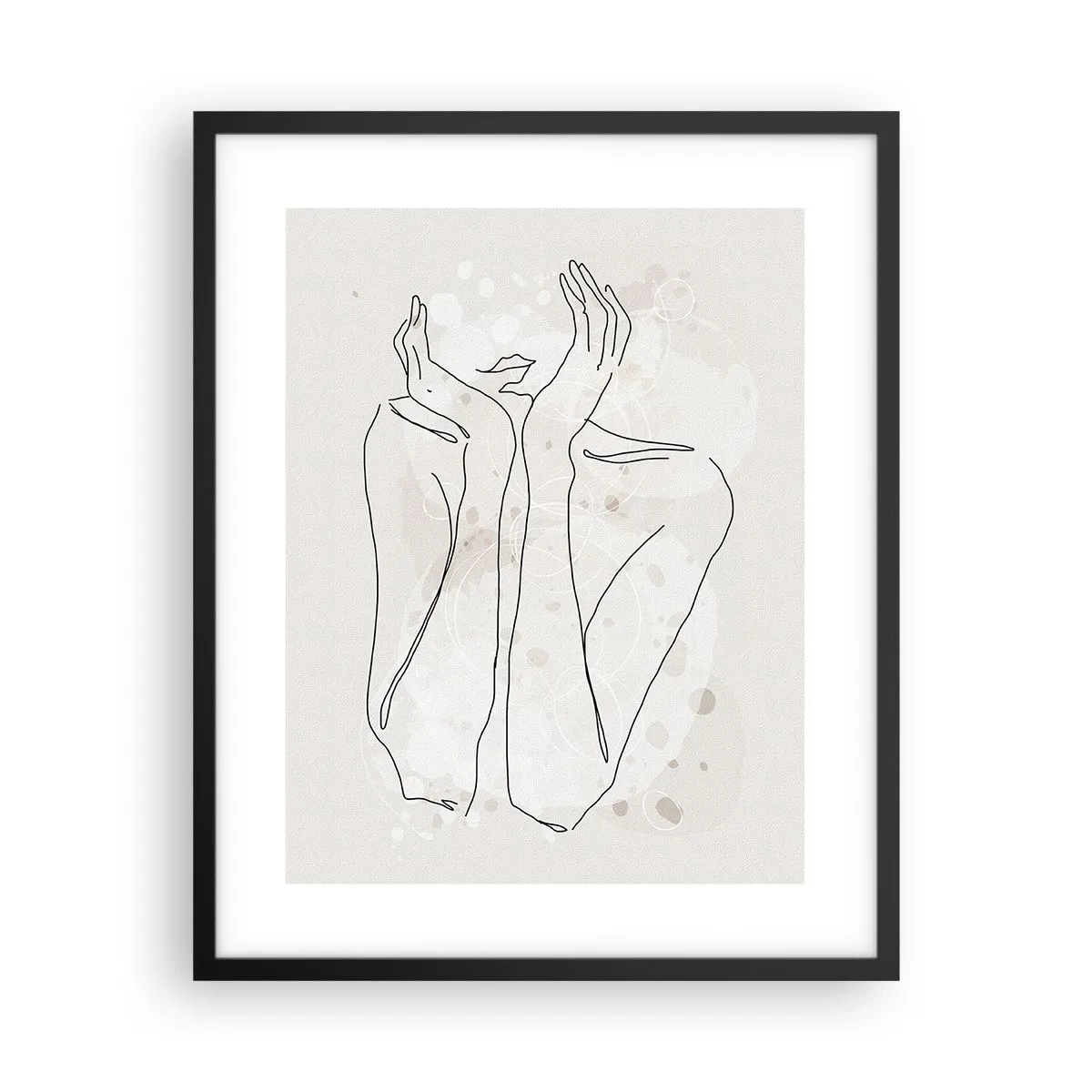 Poster în ramă neagră - Un moment pentru vis - 40x50 cm