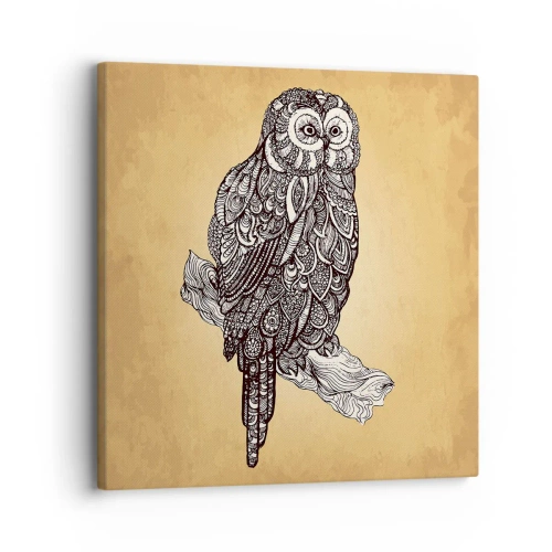 Tablou pe pânză - Ornamente complicate de înțelepciune - 30x30 cm