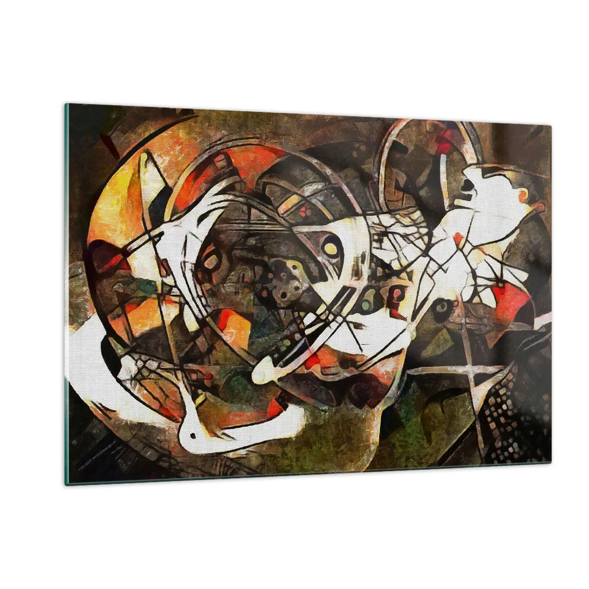 Tablou pe sticlă - Auziți mișcarea? - 120x80 cm