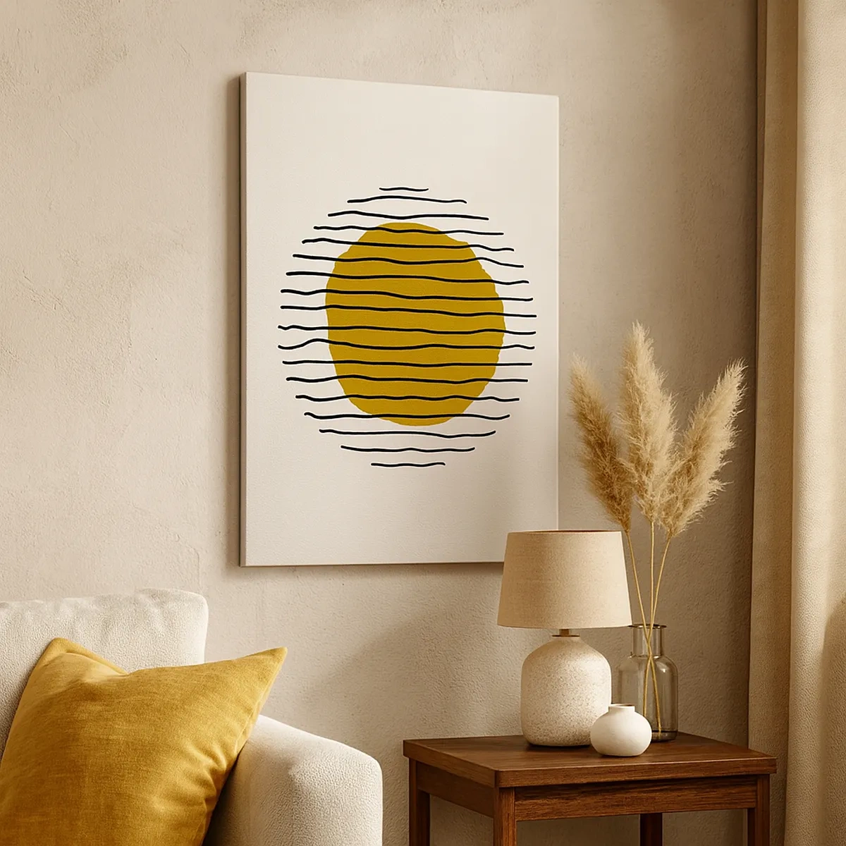 Tablou pe pânză - Abstracție tremurândă de căldură - 50x70 cm