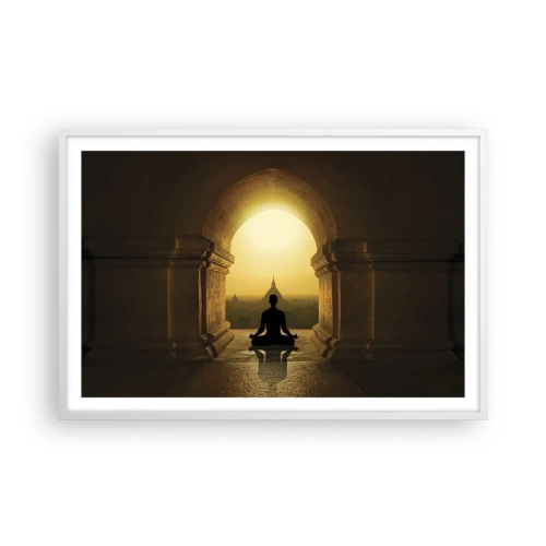 Poster în ramă albă - Armonie completă - 91x61 cm