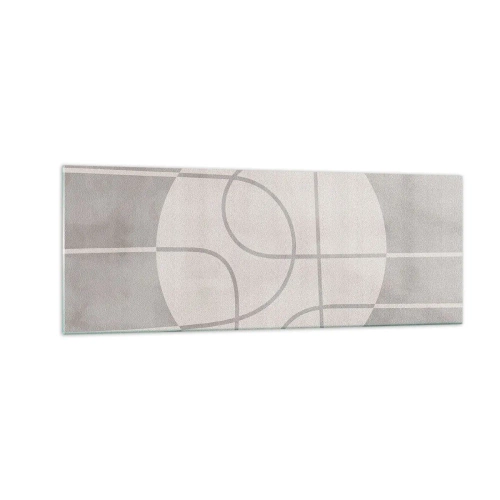 Tablou pe sticlă - Circular și drept înainte - 140x50 cm