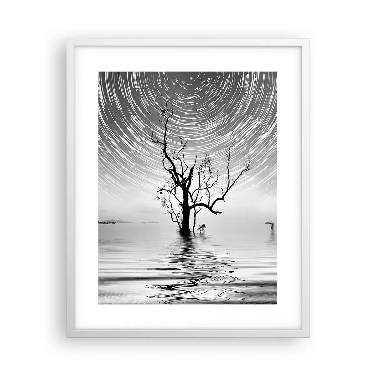 Poster în ramă albă - O simfonie a naturii - 40x50 cm