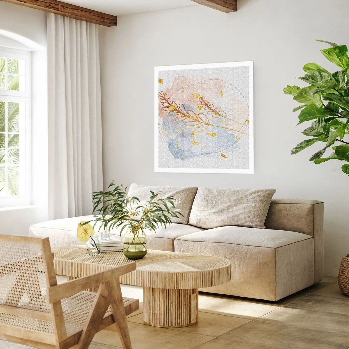 Poster - Suflul de aur - 30x30 cm