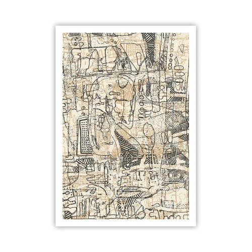 Poster - Așteaptă să fie descifrat - 70x100 cm