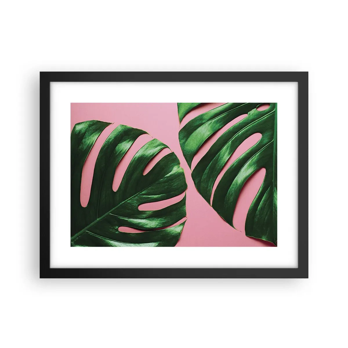 Poster în ramă neagră - Întâlnire verde - 40x30 cm