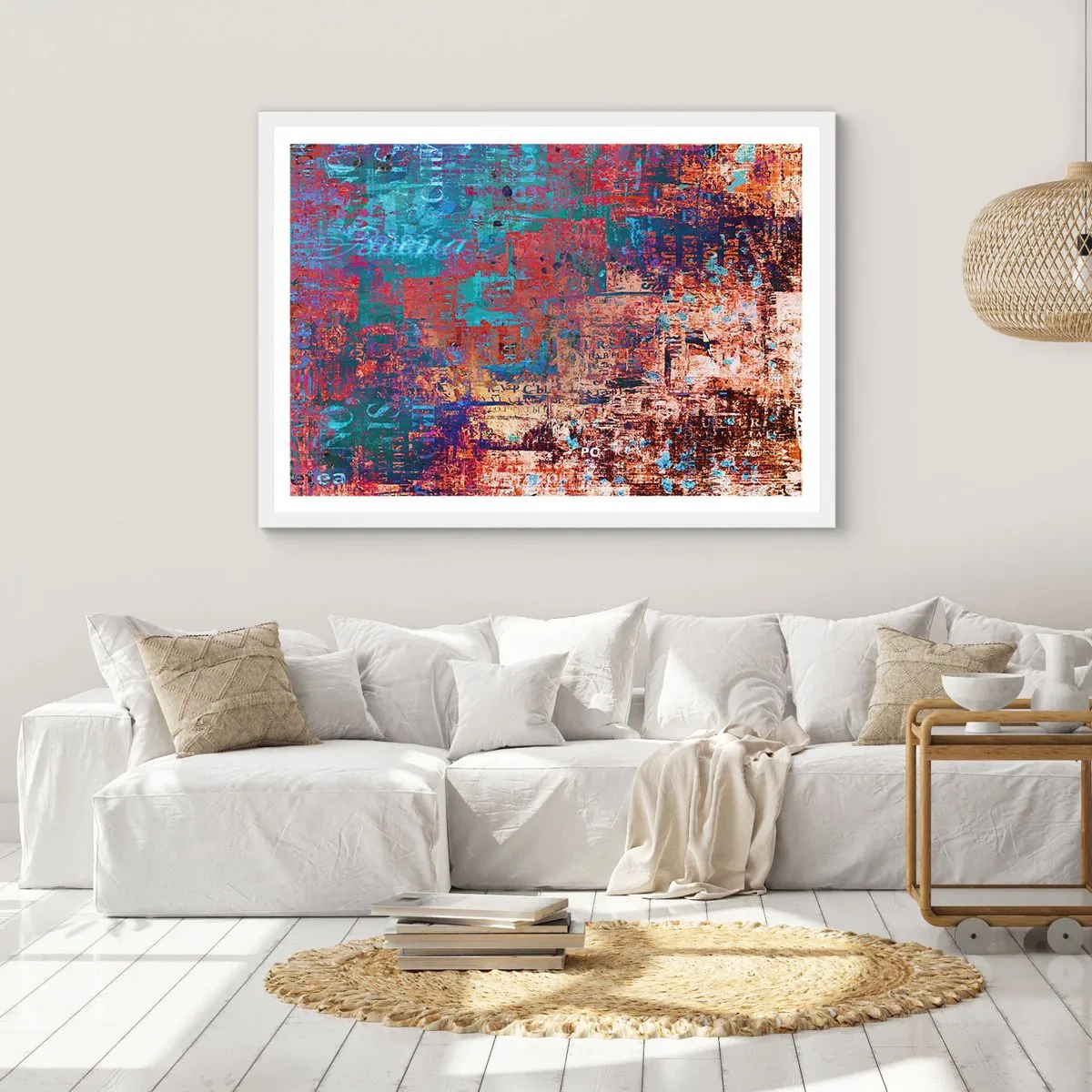 Poster în ramă albă - Memorie și uitare - 40x30 cm