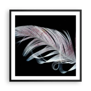 Poster în ramă neagră - Gândește-te la atingere - 60x60 cm