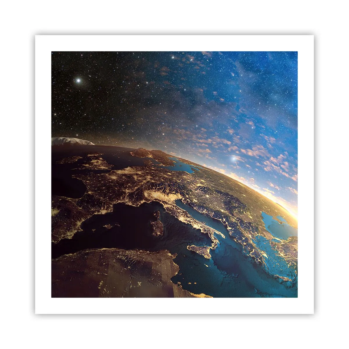 Poster - Să ne privim de la distanță - 60x60 cm