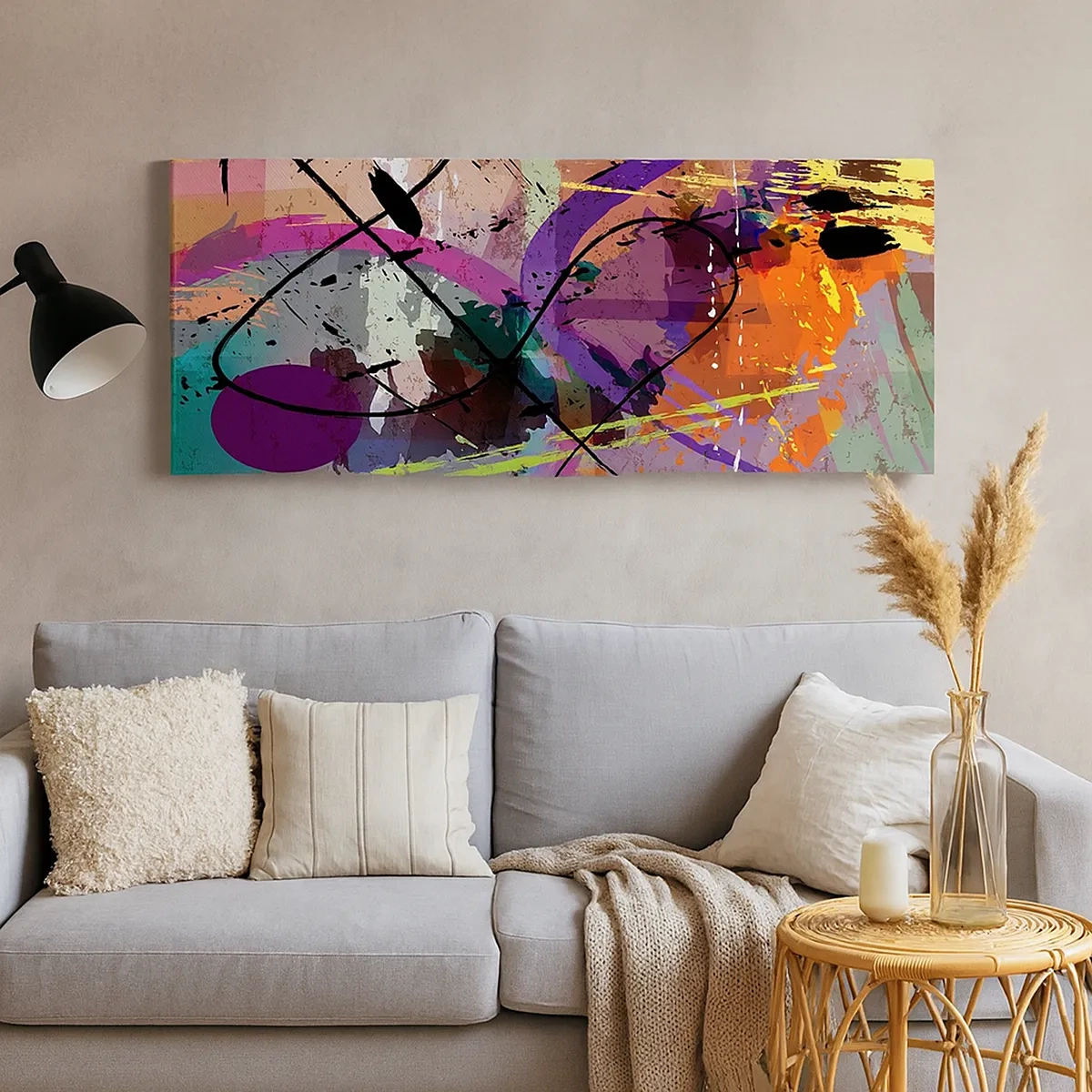 Tablou pe pânză - Poate fi drept sau de jur împrejur - 30x30 cm