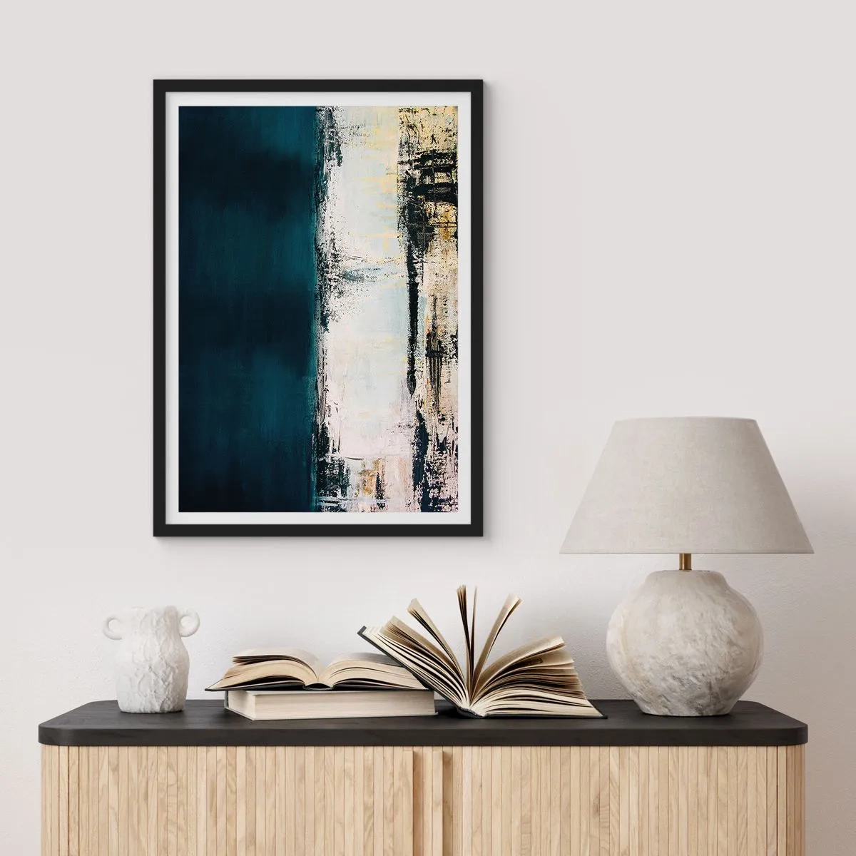 Poster în ramă neagră - Compoziție orizontală - 40x50 cm