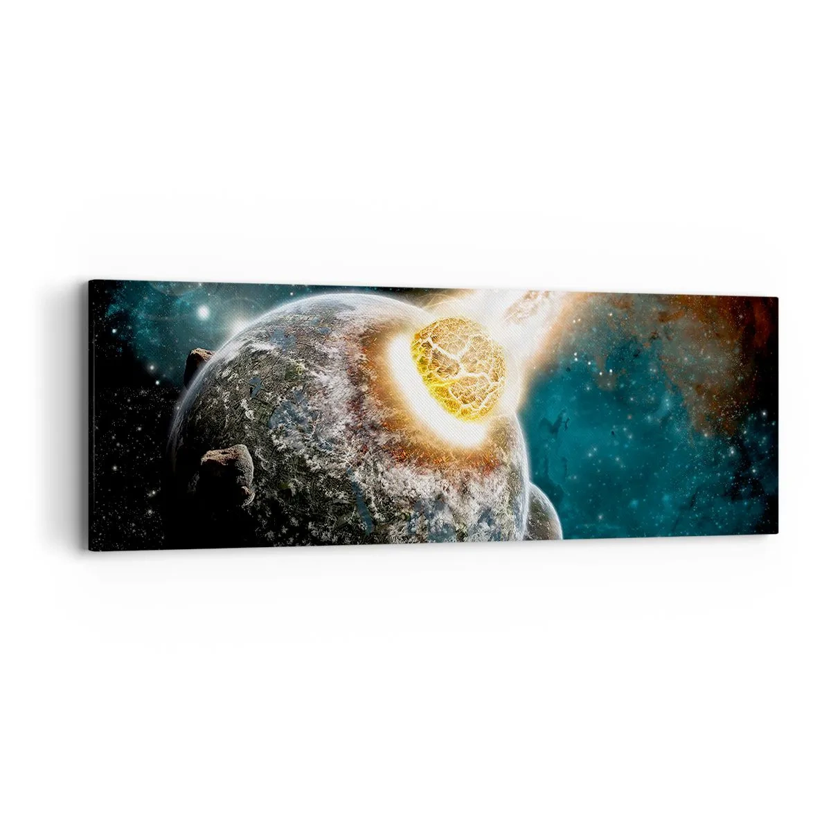 Tablou pe pânză - Anihilare sau naștere? - 90x30 cm