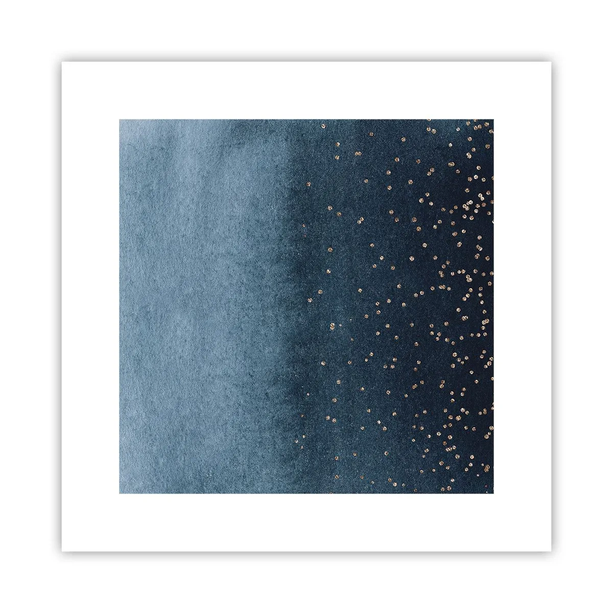 Poster - Compoziție - faze albastre - 30x30 cm