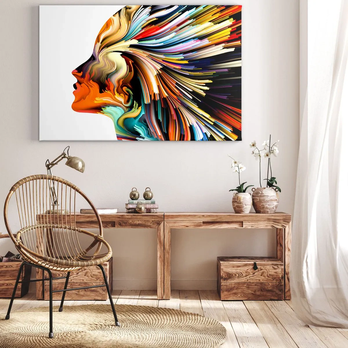 Tablou pe pânză - O explozie de imaginație - 120x80 cm