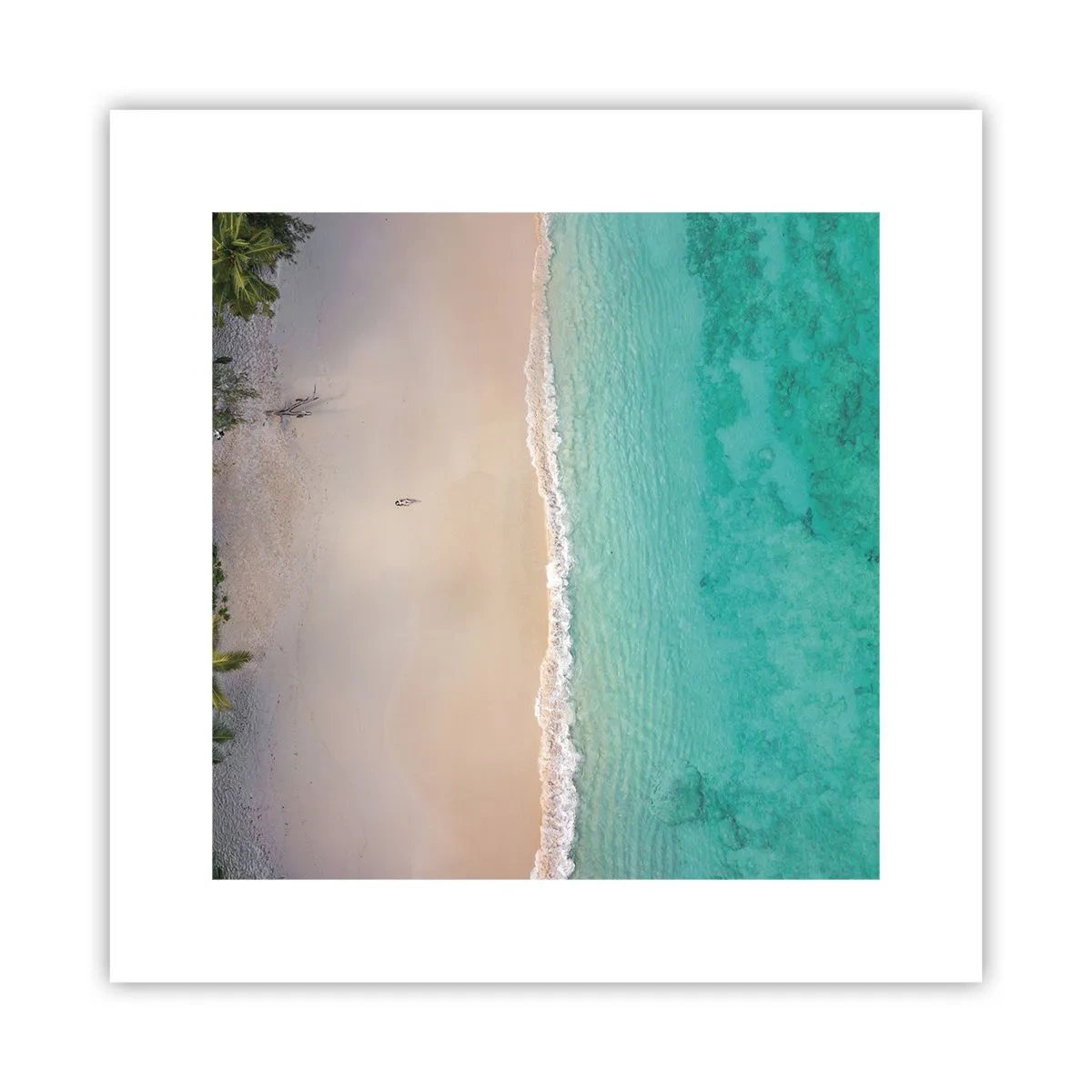 Poster - Plaja din paradis - 30x30 cm