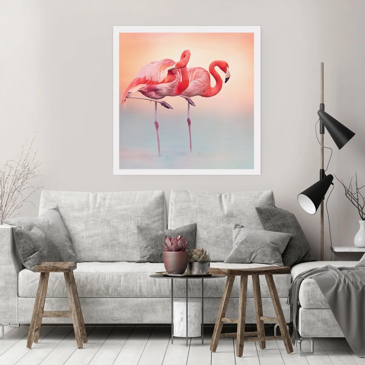 Poster - În culoarea soarelui care apune - 60x60 cm