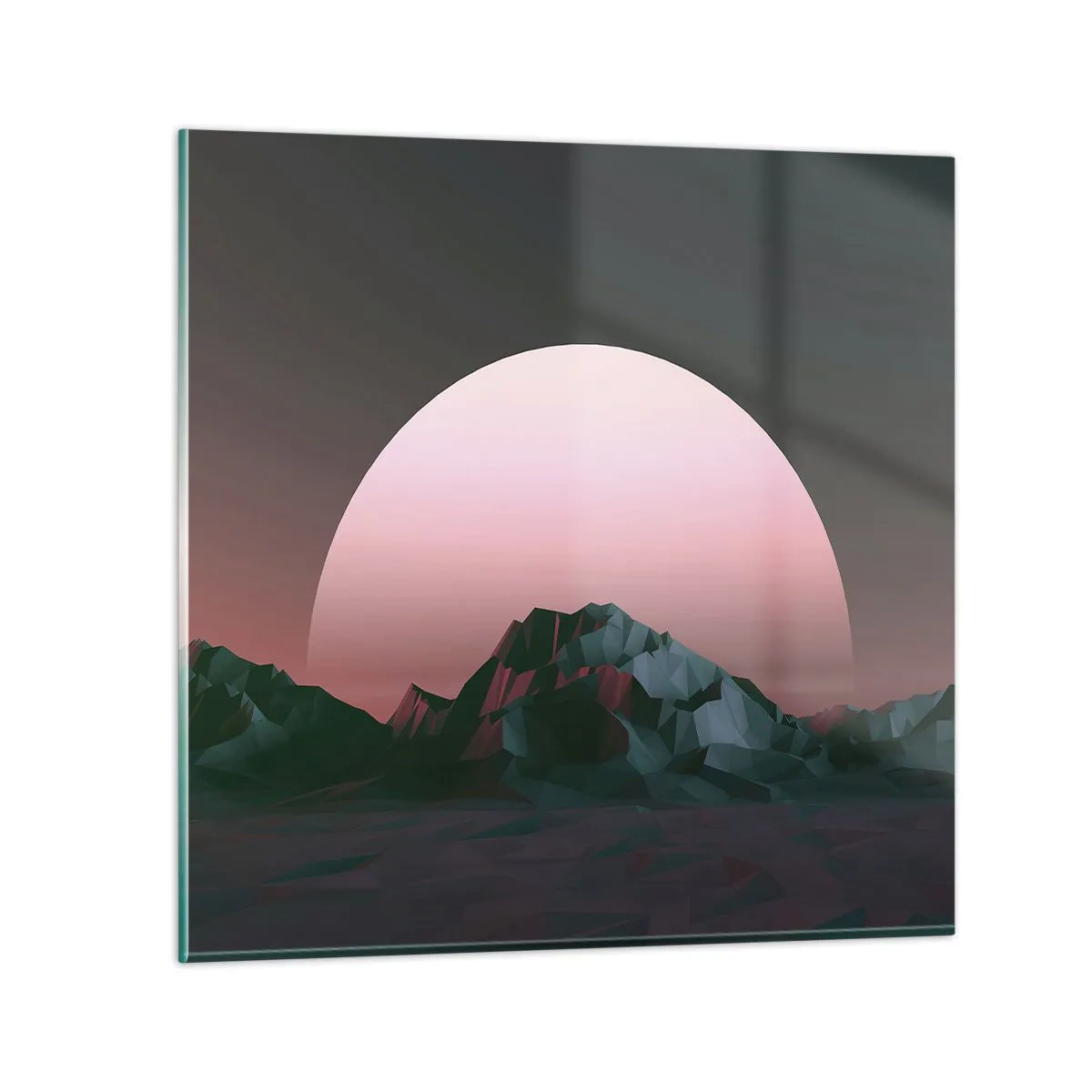 Tablou pe sticlă - Într-o galaxie învecinată - 50x50 cm