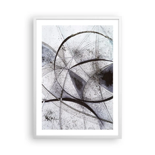 Poster în ramă albă - O fantezie futuristă - 50x70 cm