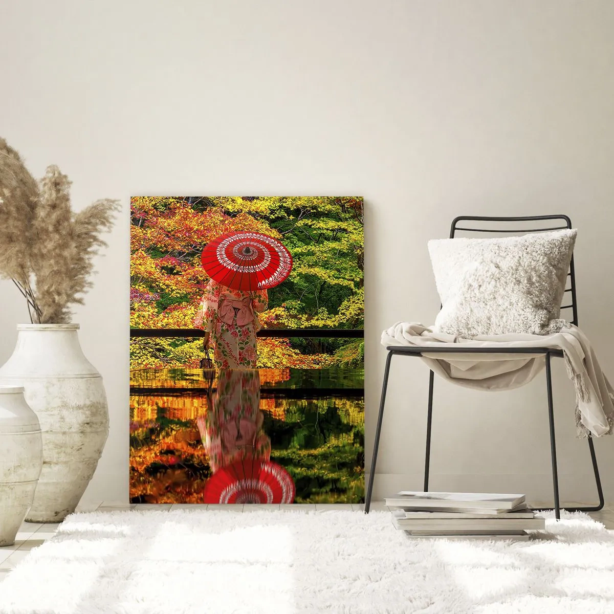 Tablou pe sticlă - În templul naturii - 80x120 cm