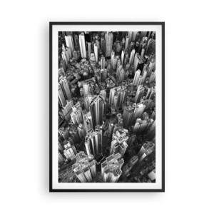 Poster în ramă neagră - Din ce în ce mai sus - 61x91 cm