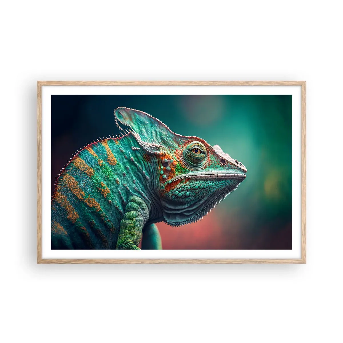 Poster în ramă de stejar deschis - Mă poți vedea? Nu e bine... - 91x61 cm