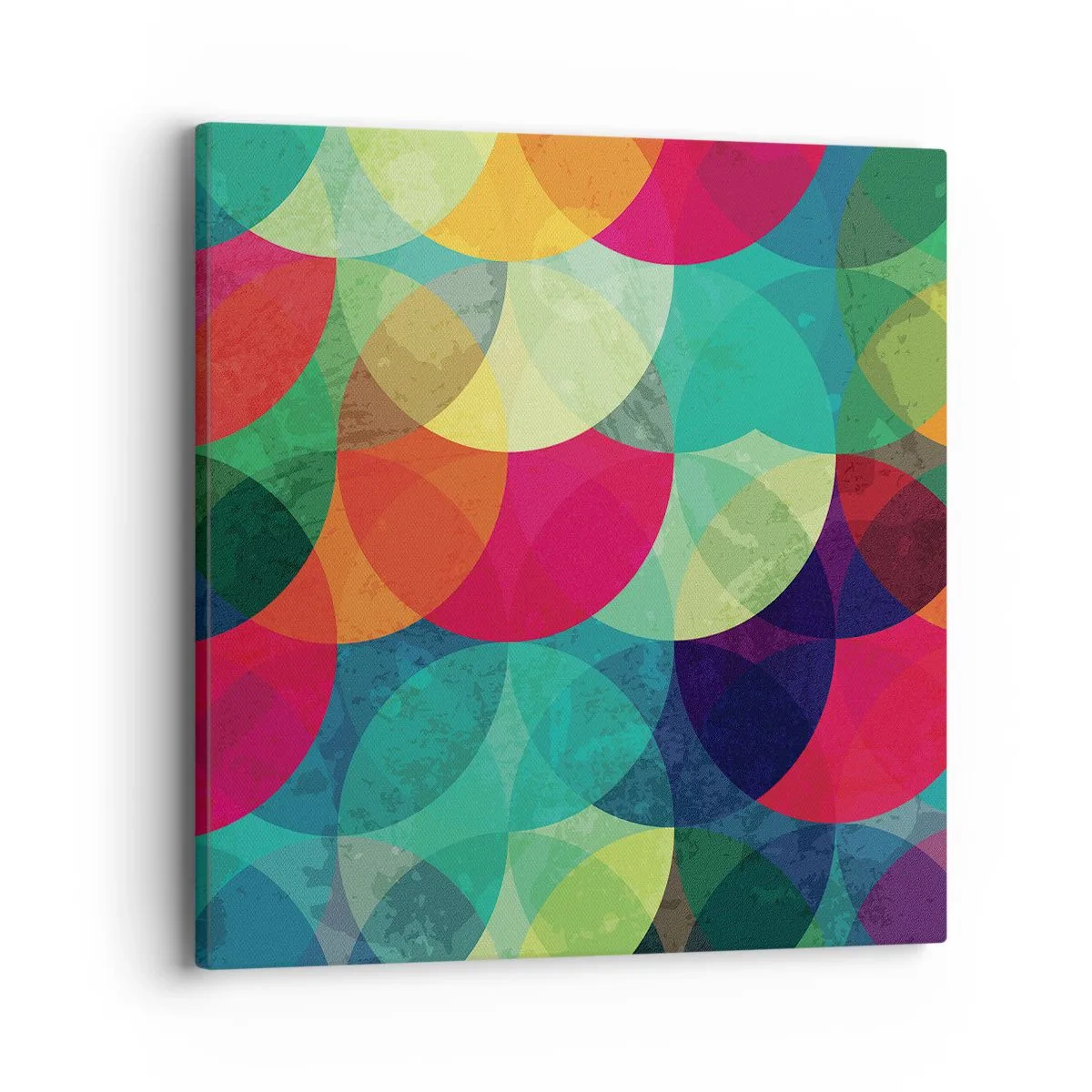 Tablou pe pânză - Să intrăm în curcubeu - 40x40 cm