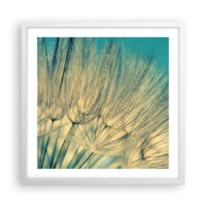 Poster în ramă albă - Așteptând vântul - 50x50 cm