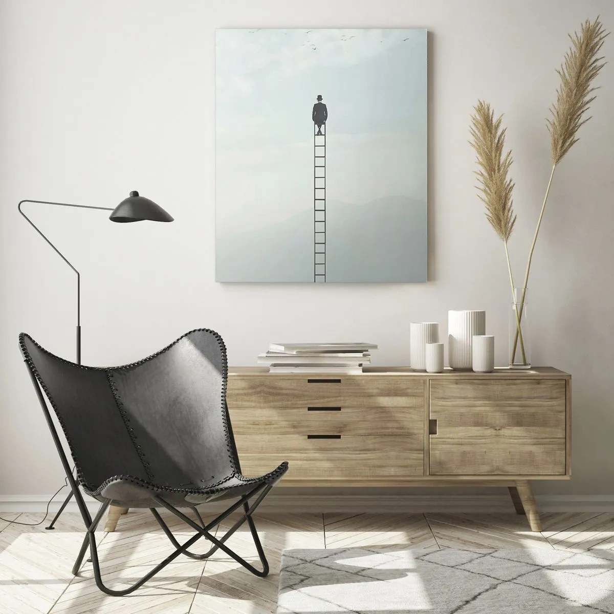 Tablou pe sticlă - Fii deasupra - 50x70 cm