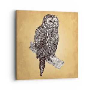 Tablou pe pânză - Ornamente complicate de înțelepciune - 30x30 cm