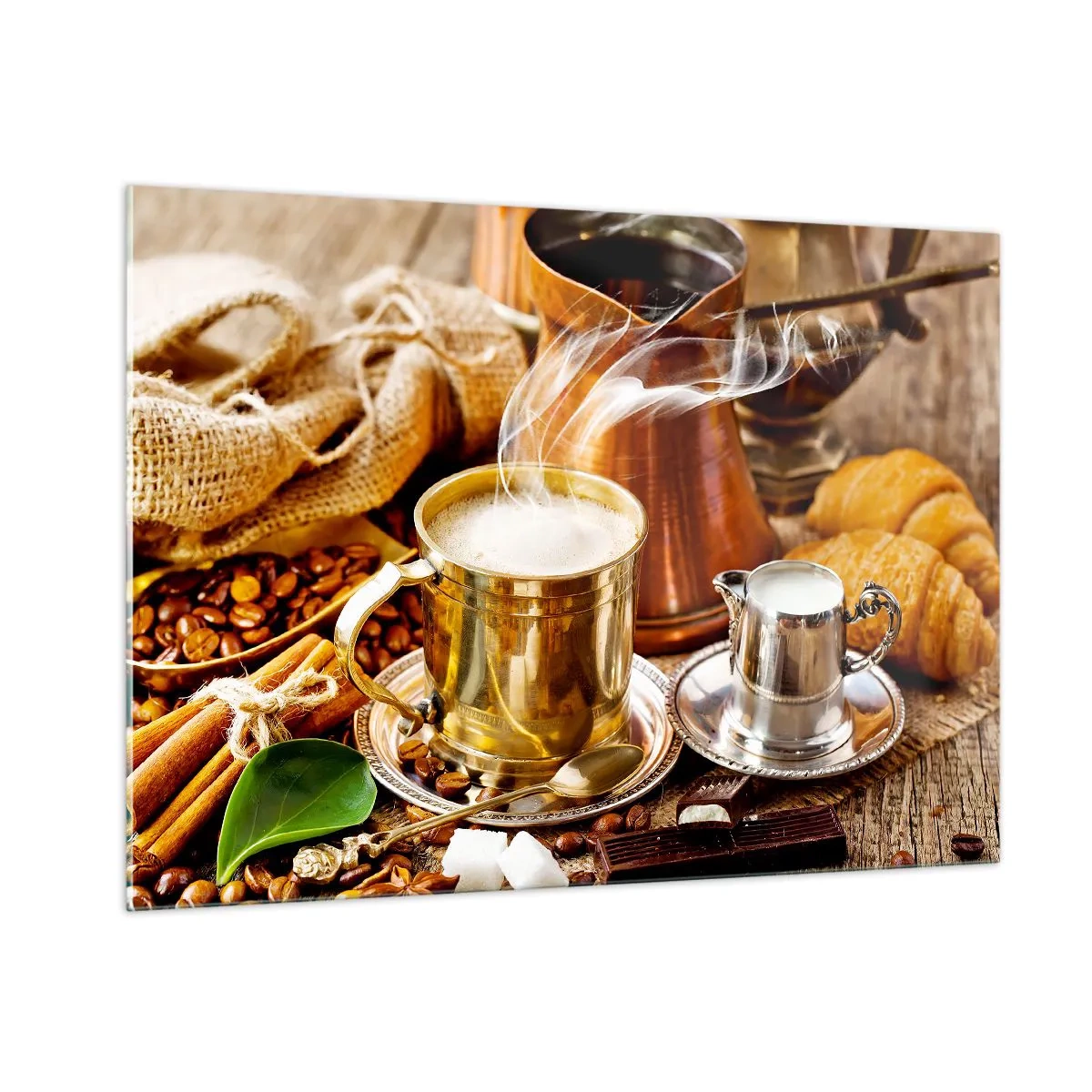 Tablou pe sticlă - O zi bună! - 100x70 cm