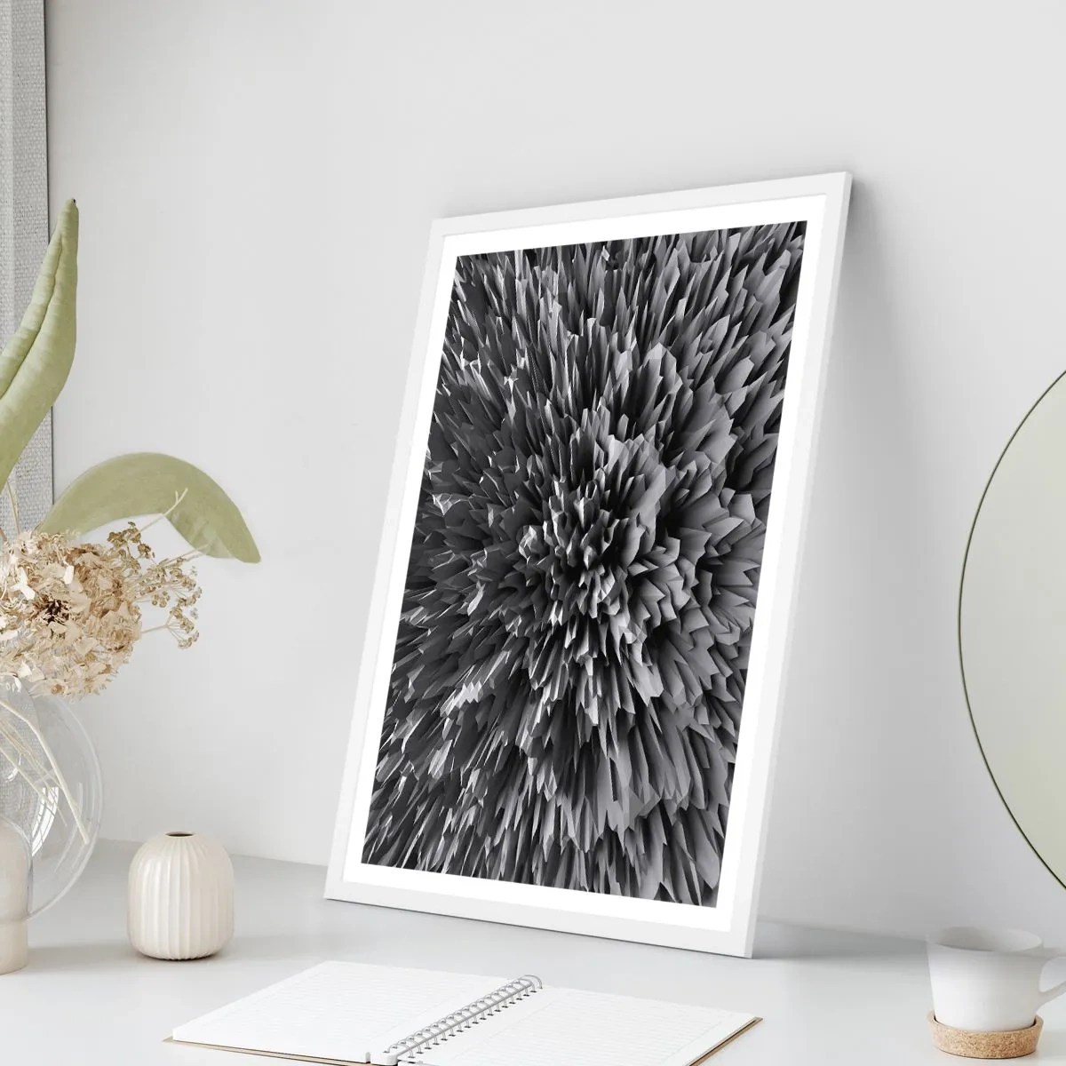 Poster în ramă albă - Mai ascuțit nu se poate - 61x91 cm