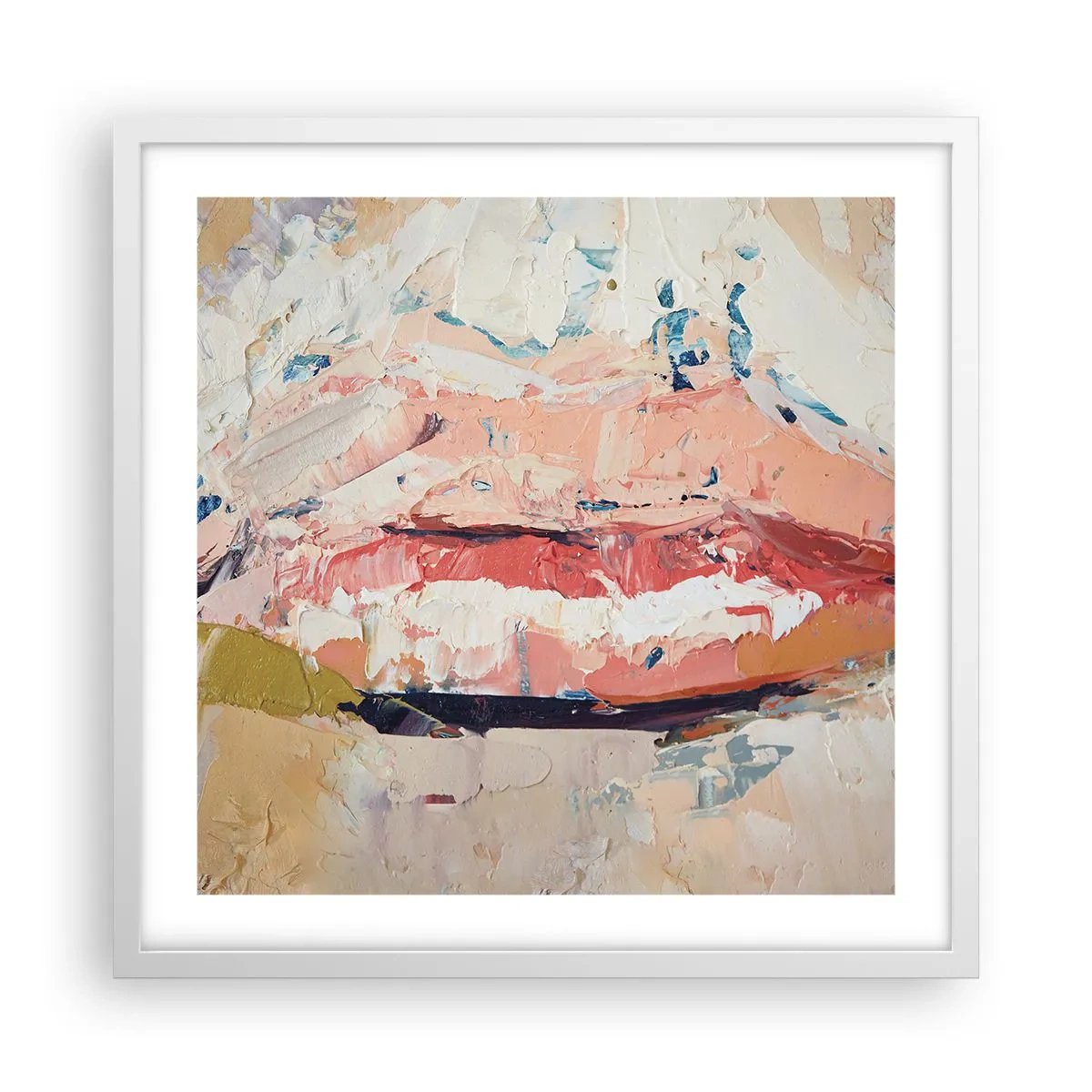 Poster în ramă albă - Trezește simțurile - 50x50 cm