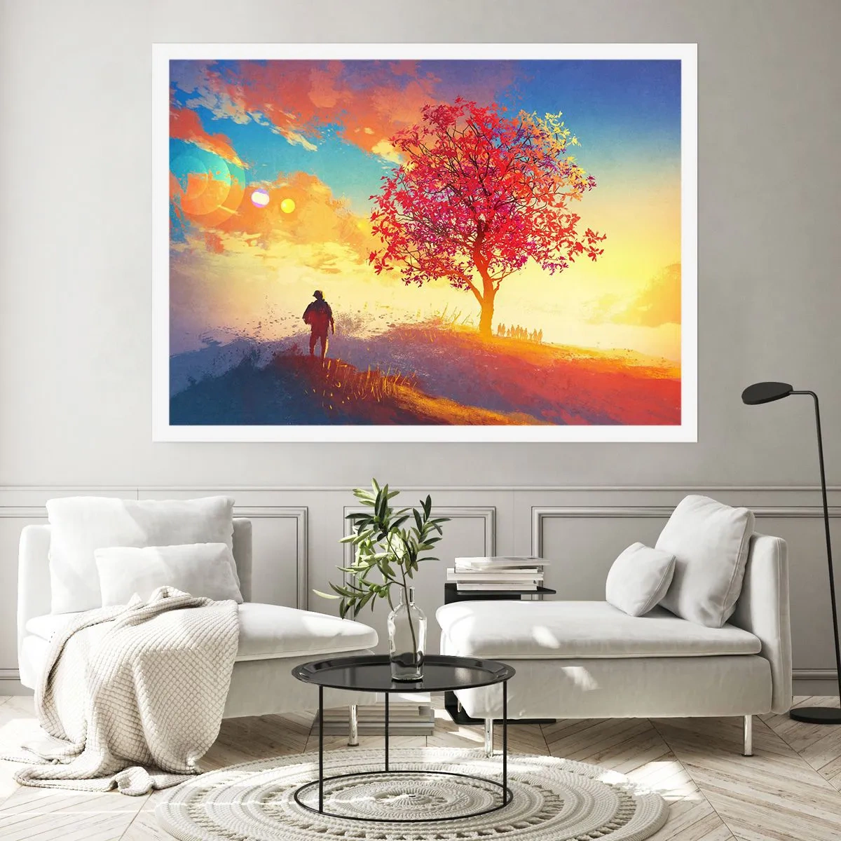 Poster - Pelerin la destinație - 100x70 cm