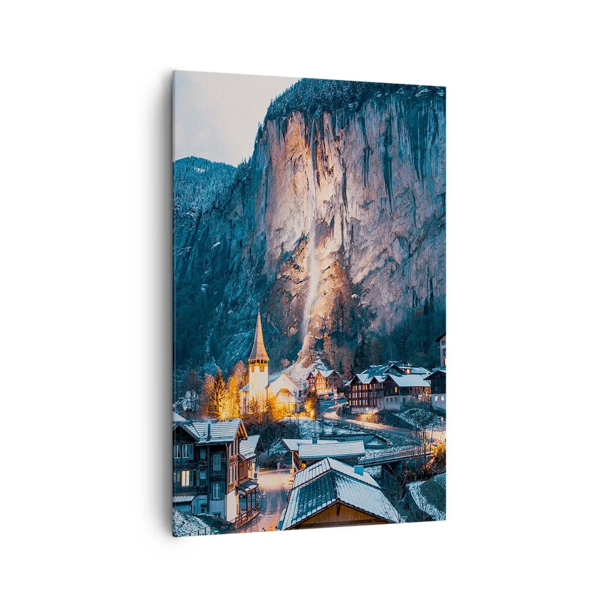 Tablou pe pânză - Spiritul luminos al iernii - 80x120 cm