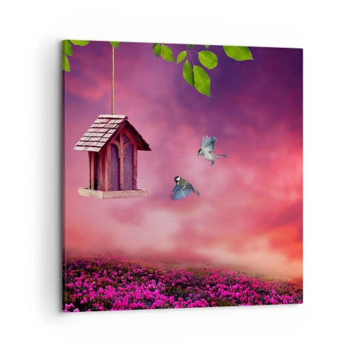 Tablou pe pânză - Invitație la cină - 50x50 cm