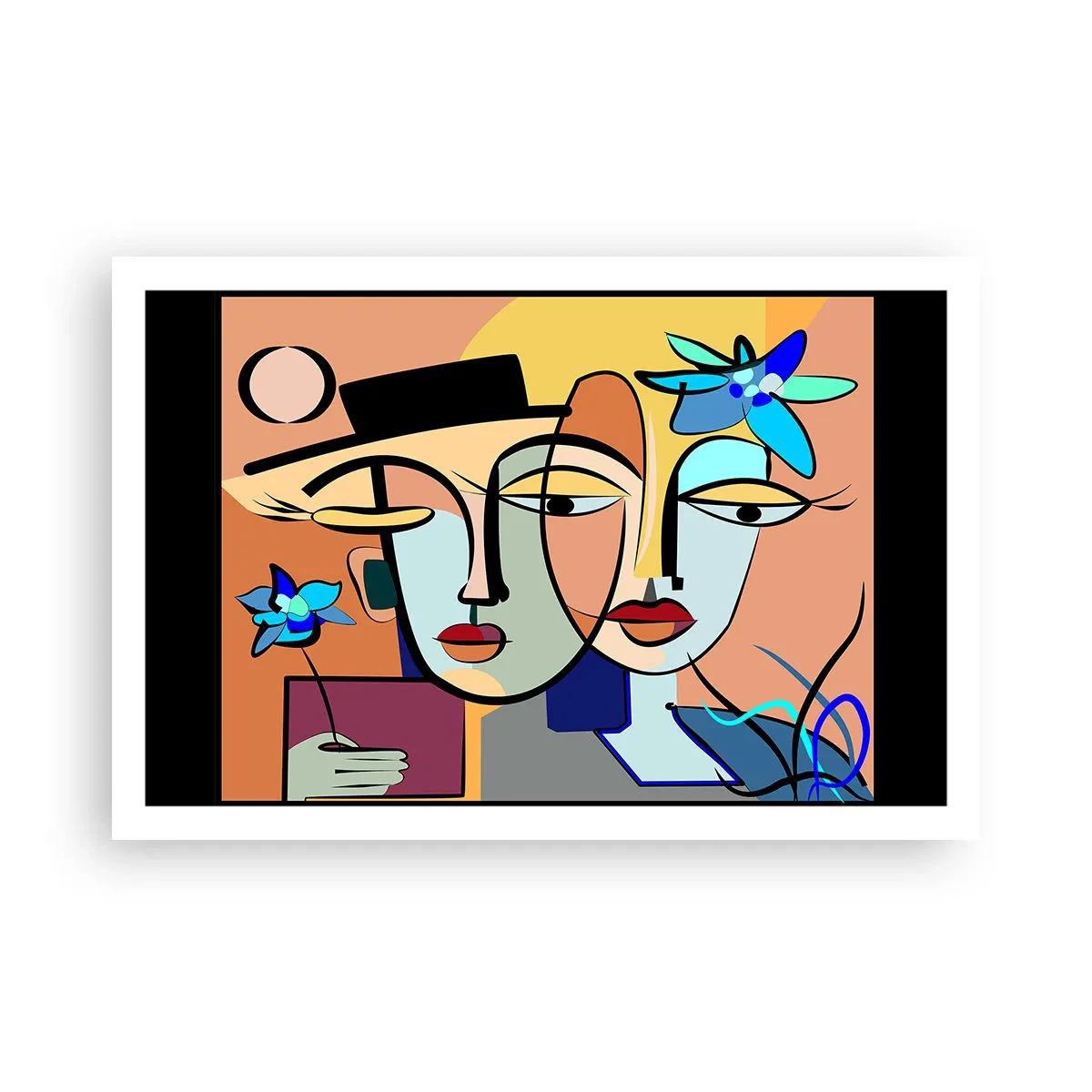 Poster - Întâlnire cu Picasso - 91x61 cm