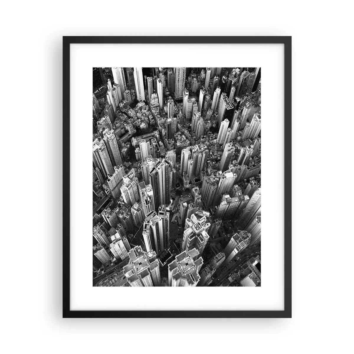 Poster în ramă neagră - Din ce în ce mai sus - 40x50 cm