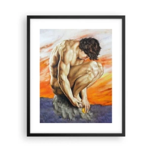 Poster în ramă neagră - Ascultându-se pe sine - 40x50 cm