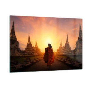 Tablou pe sticlă - În pace prin eternitate - 120x80 cm