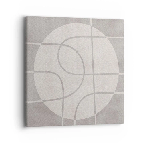 Tablou pe pânză - Circular și drept înainte - 40x40 cm
