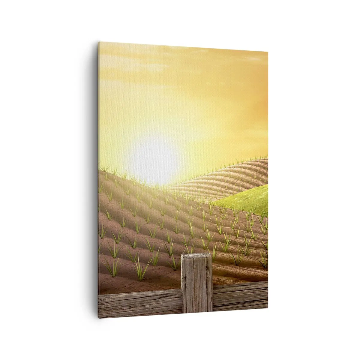 Tablou pe pânză - O fermă ca un basm - 70x100 cm