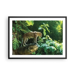 Poster în ramă neagră - La vânătoare? - 70x50 cm