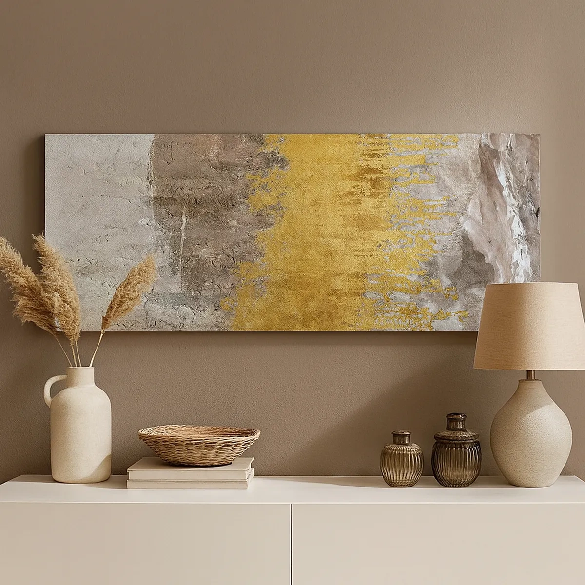 Tablou pe pânză - O suflare de aur - 30x30 cm