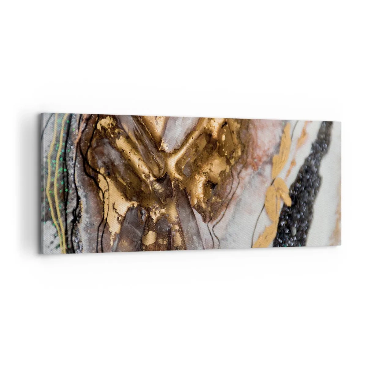 Tablou pe pânză - Elementul pământ - 100x40 cm