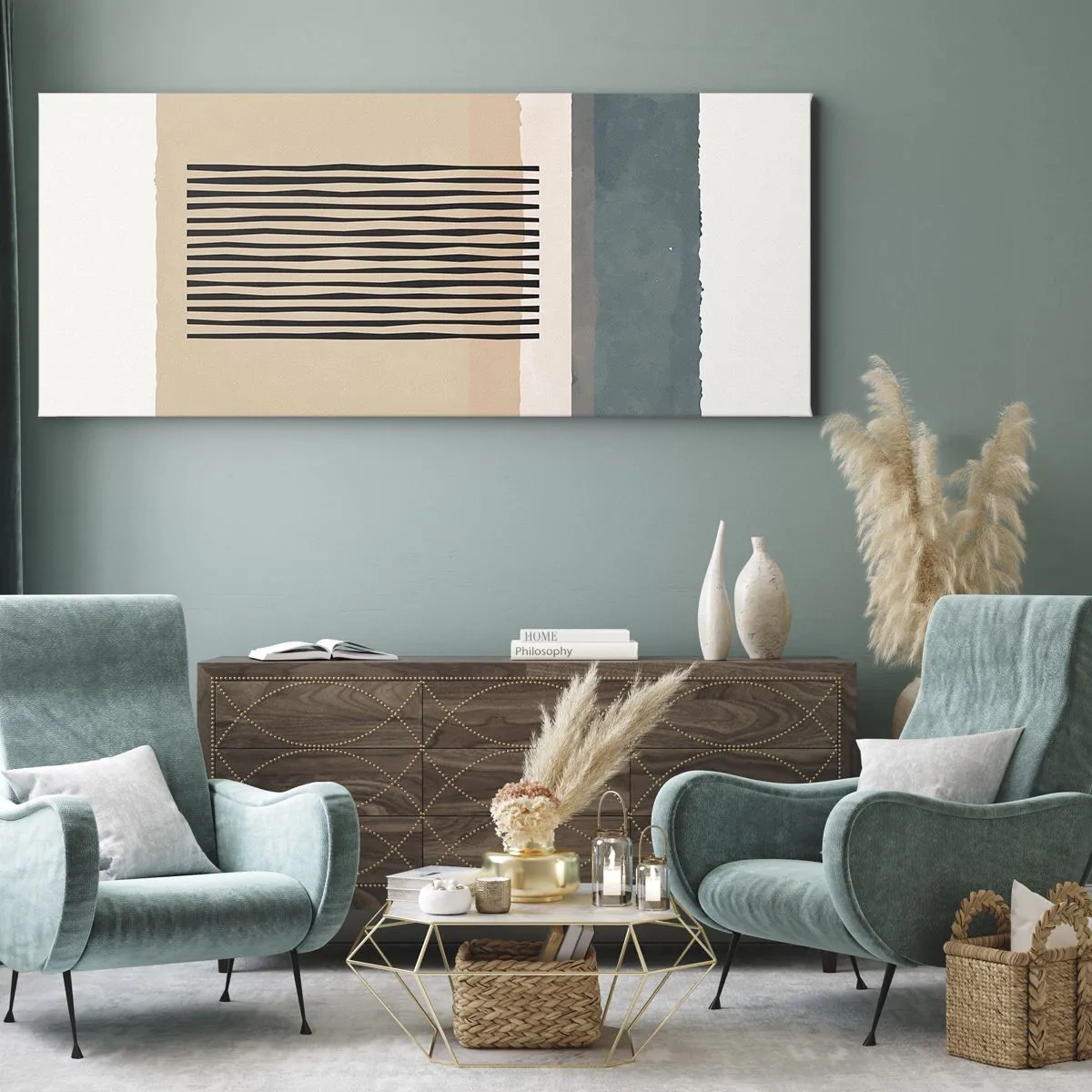 Tablou pe pânză - Totul este în regulă - 100x40 cm
