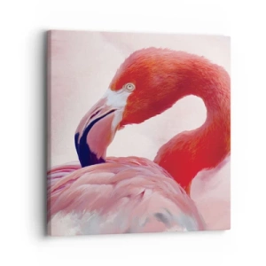 Tablou pe pânză - Frumusețea păsărilor - 30x30 cm
