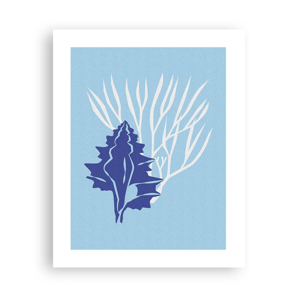 Poster - Forme cu frunze - 40x50 cm