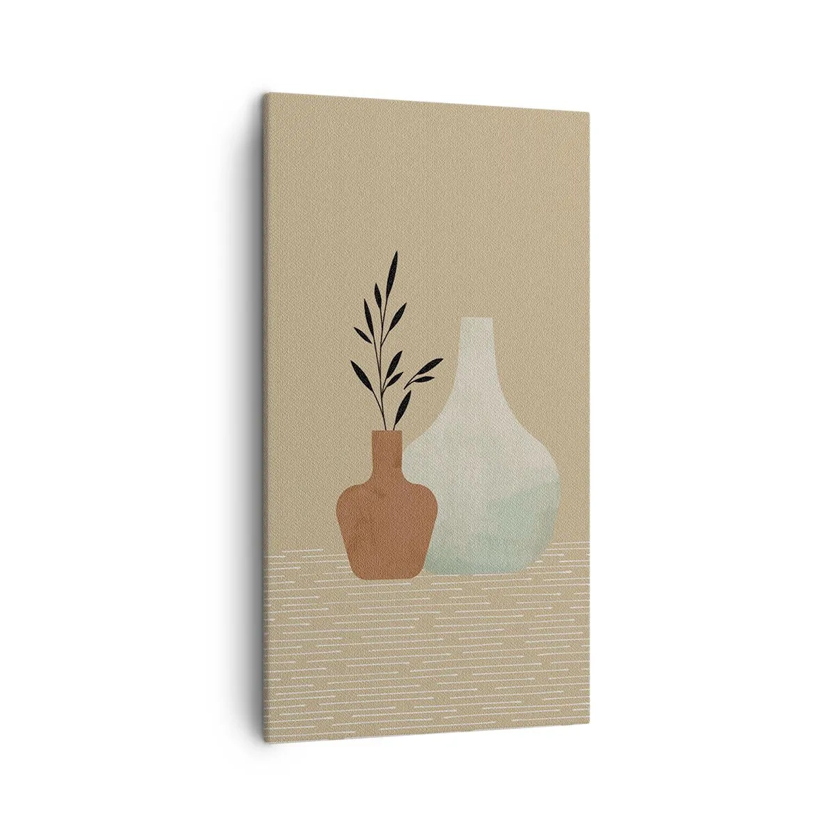 Tablou pe pânză - Vasul și ideea sa - 45x80 cm