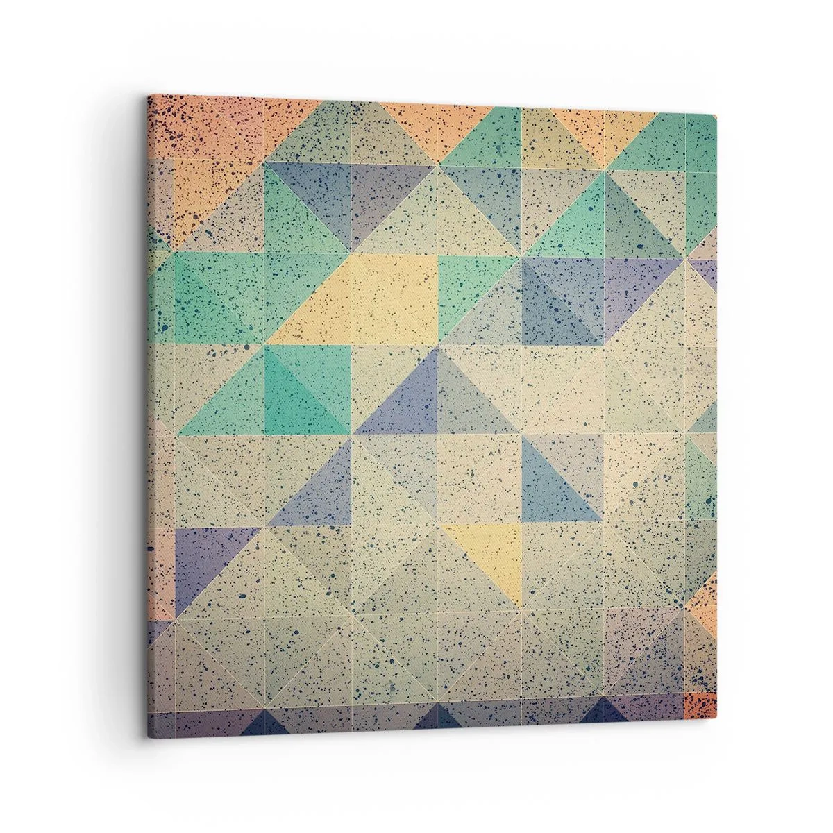 Tablou pe pânză - Republica triunghiurilor - 50x50 cm