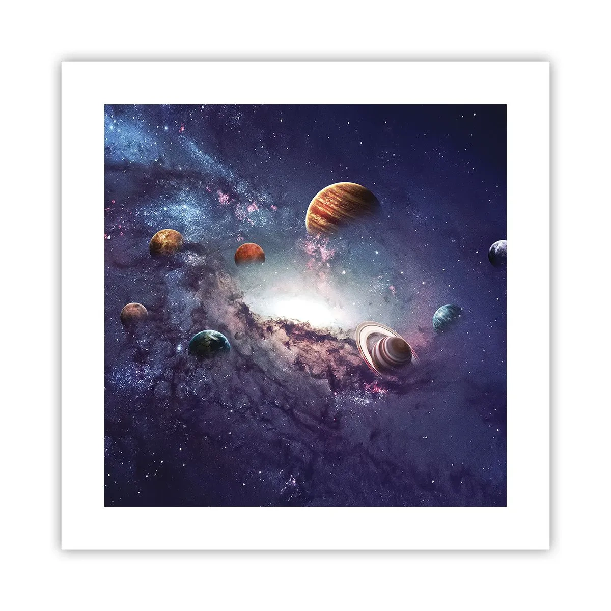 Poster - Sistemul de dans solar - 40x40 cm